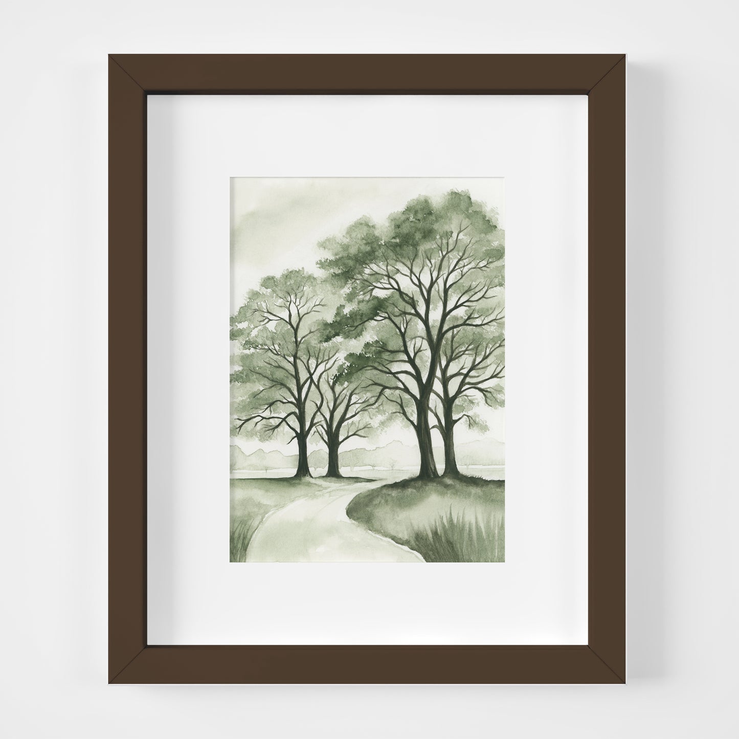 Sprawling Silence Green I - Original Art