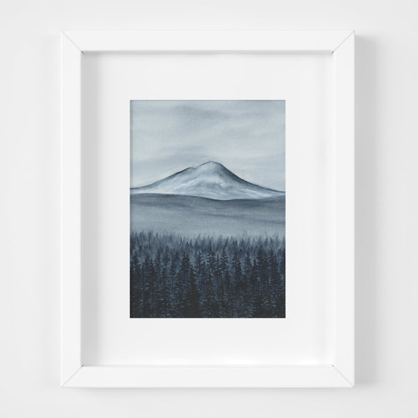 Mountain from Tumalo II - Original Art 5x7