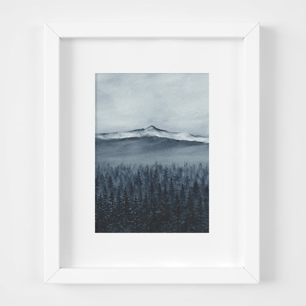 Mountain from Tumalo I - Original Art 5x7
