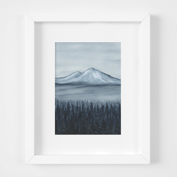 Mountain from Tumalo III - Original Art 5x7