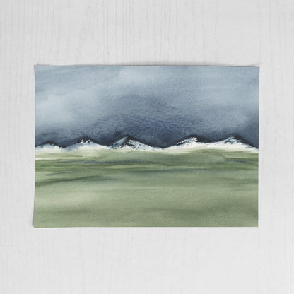 Rain on the Range IV - Original Art