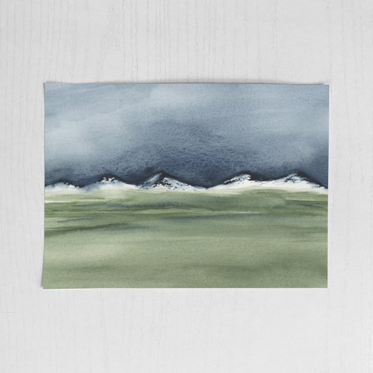Rain on the Range IV - Original Art