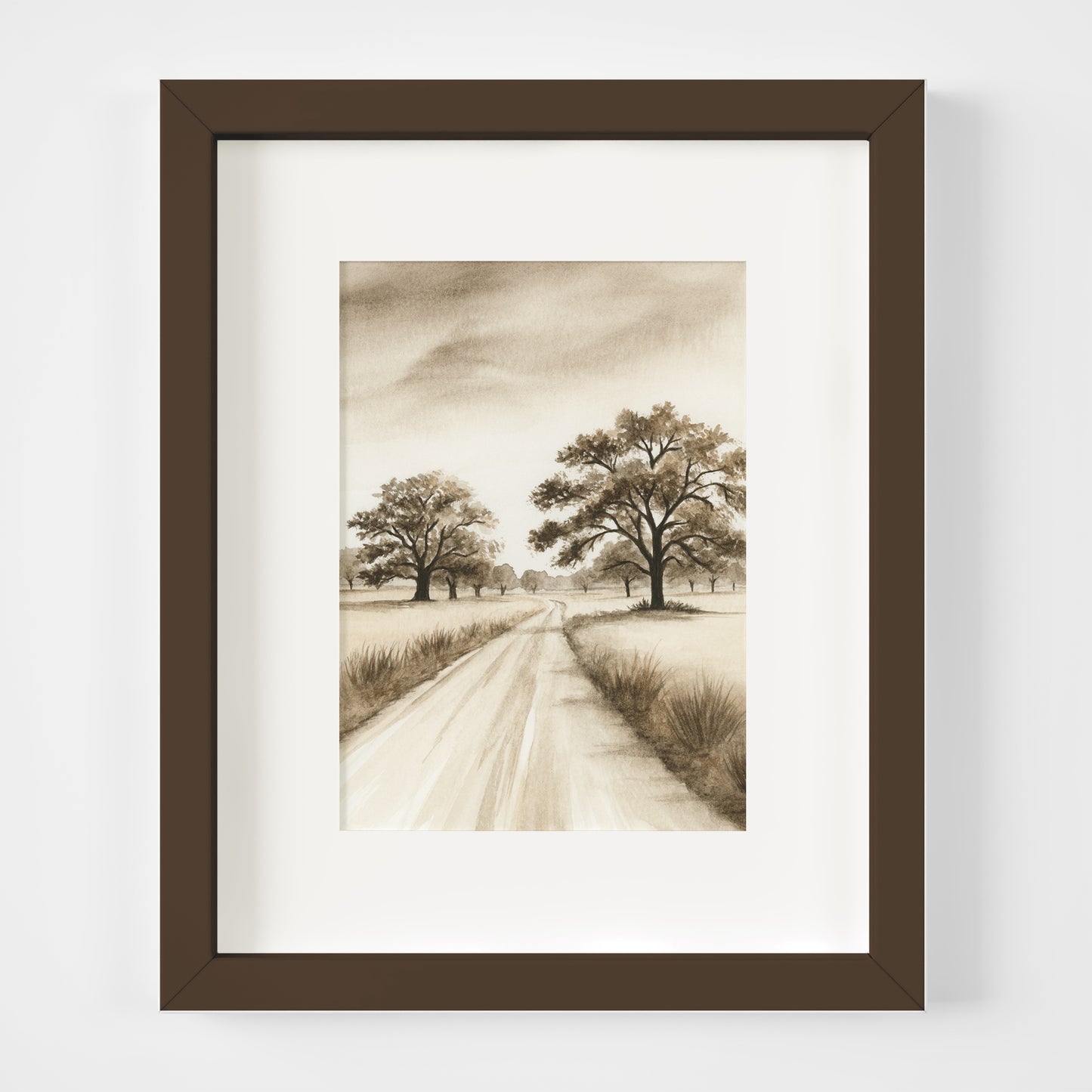 Sepia Shadows X - Original Art