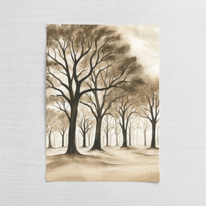 Sprawling Silence Brown I