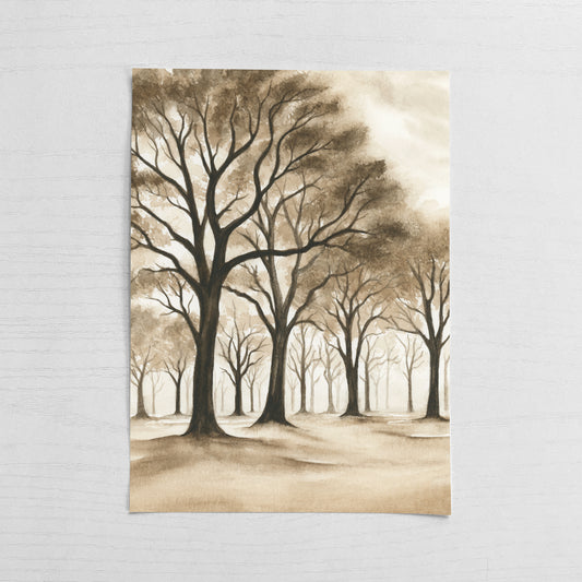 Sprawling Silence Brown I - Original Art
