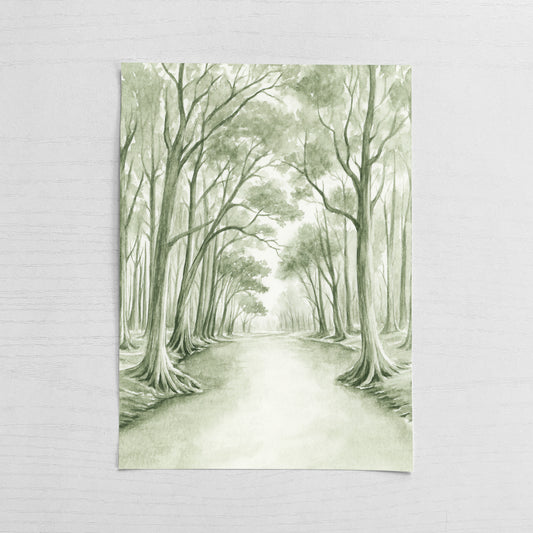 River Roots III - Original Art 5x7