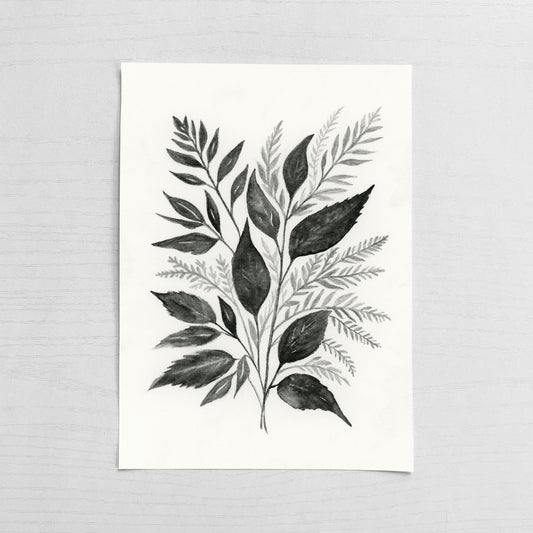 Botanical Black I - Original Art