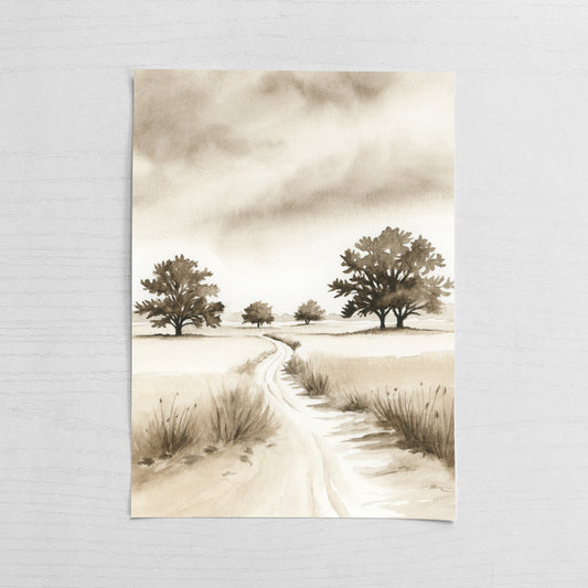 Sepia Shadows XVII - Original Art