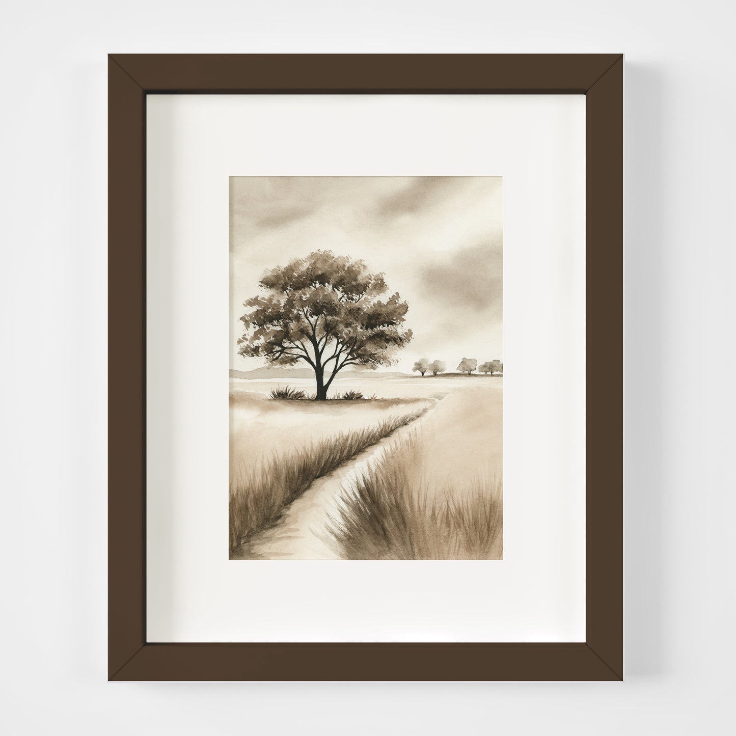 Sepia Shadows VII - Original Art
