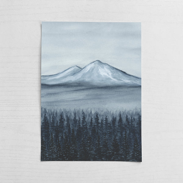 Mountain from Tumalo III - Original Art 5x7