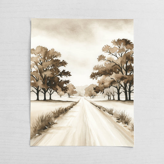 Sepia Shadows XII - Original Art