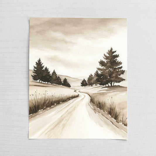 Sepia Shadows XV - Original Art
