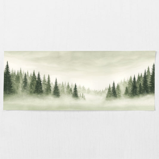 Foggy Forest Green X - Original Art