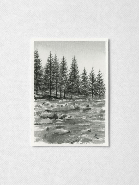 River Rocks Black I