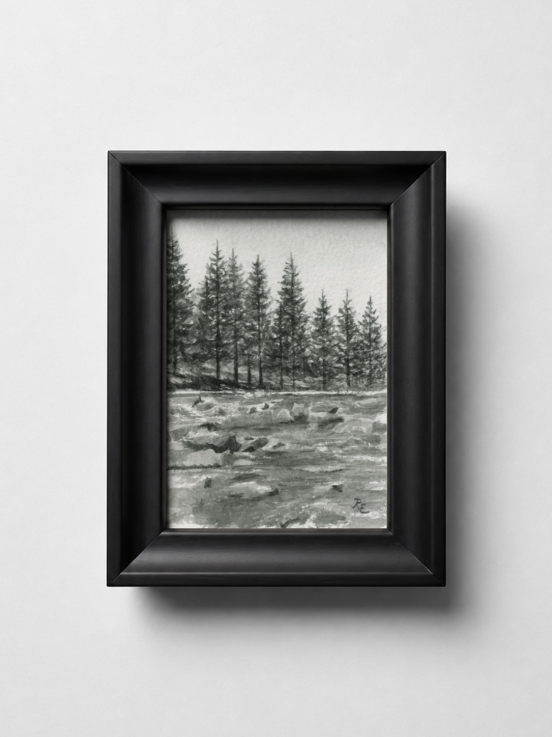 River Rocks Black I