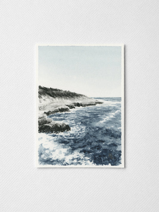Ocean Cliffs Blue I