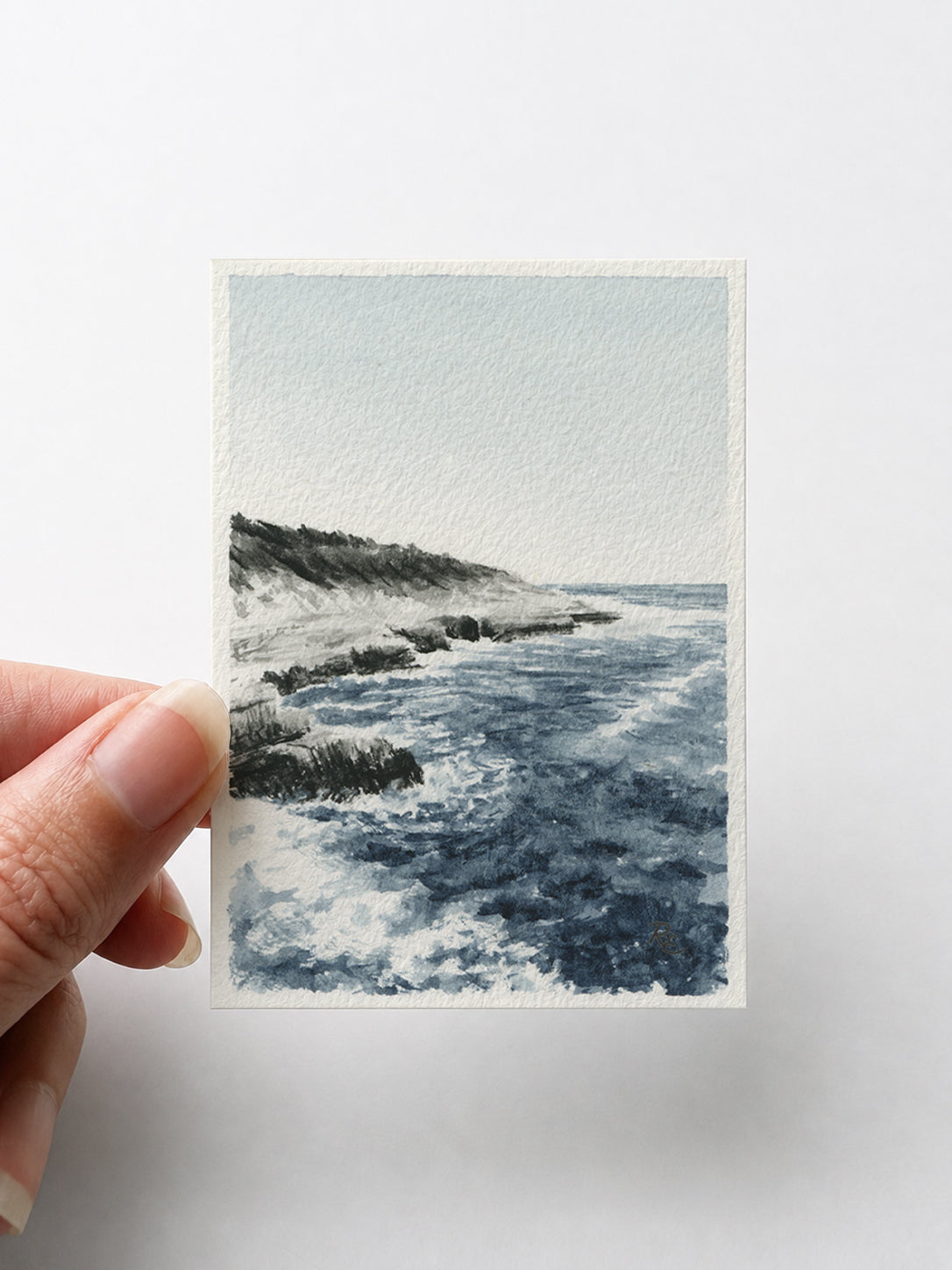 Ocean Cliffs Blue I