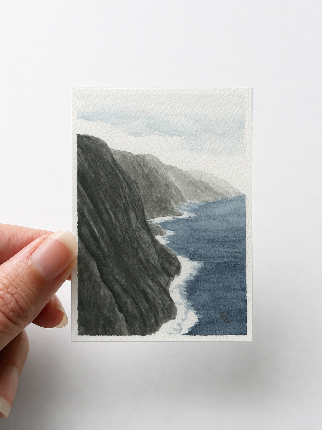 Ocean Cliffs Blue III