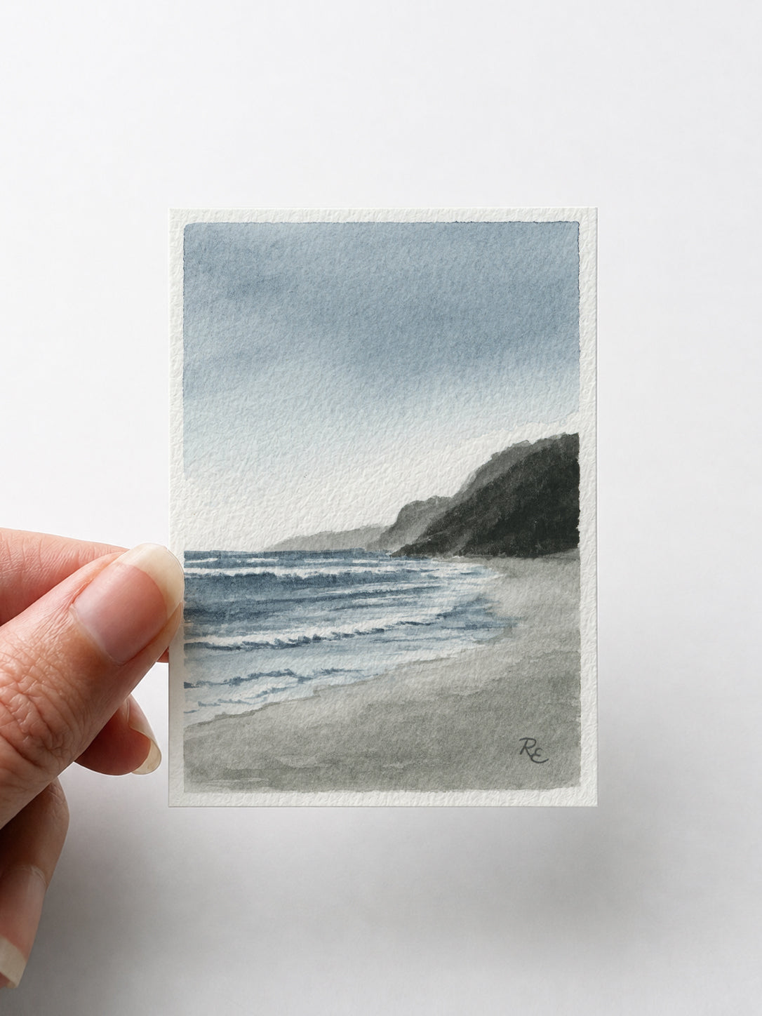 Ocean Cliffs Blue II