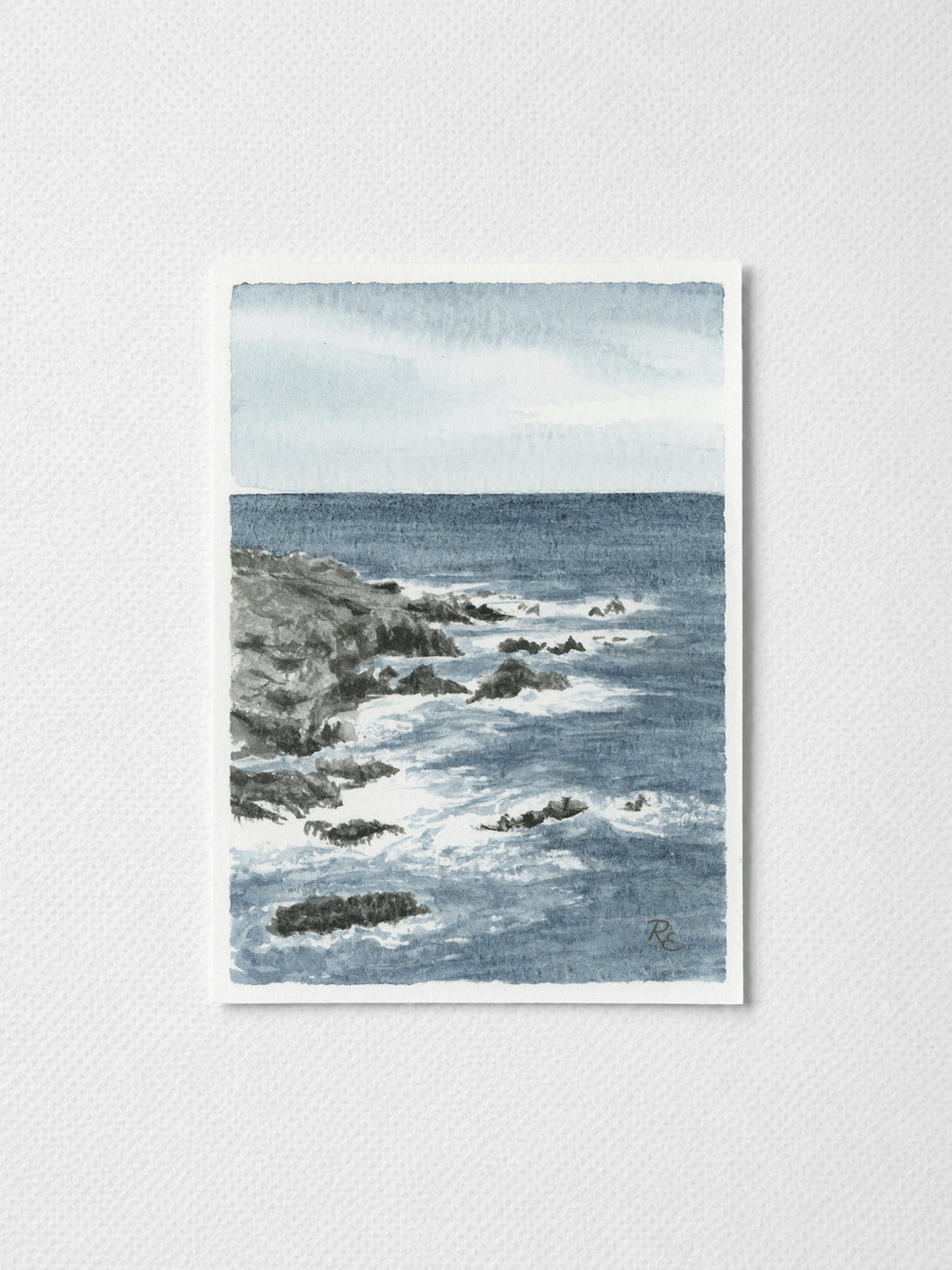 Ocean Rocks Blue II