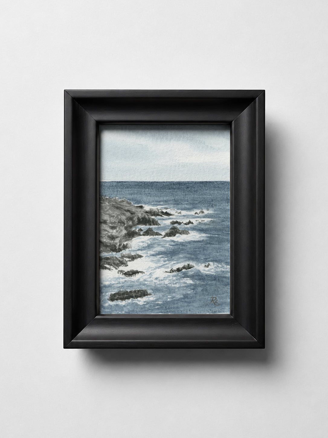 Ocean Rocks Blue II