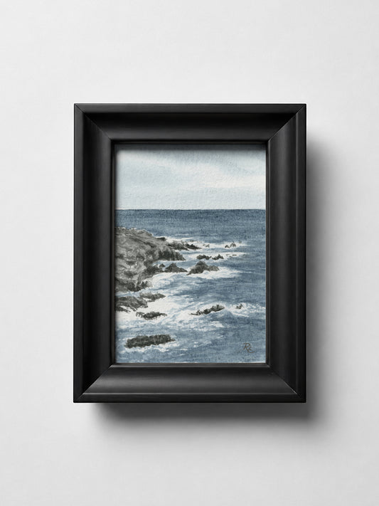 Ocean Rocks Blue II