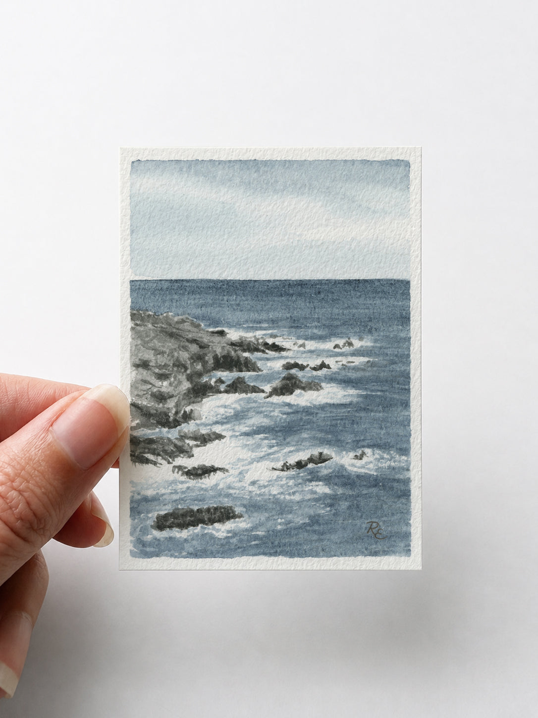Ocean Rocks Blue II