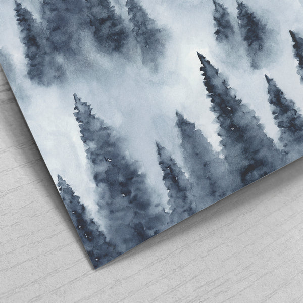 Foggy Forest Blue - Original Art