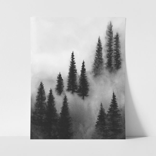 Trees Above the Fog III - Art Print