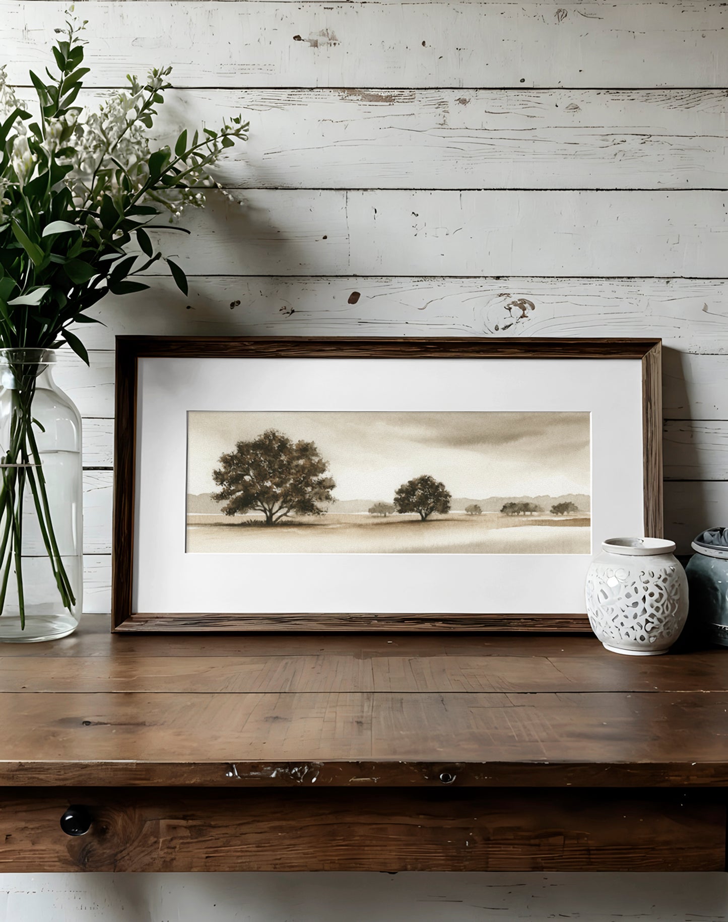 Sepia Shadows VIII - Art Print
