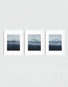 Mountains from Tumalo - Art Prints Set of Three