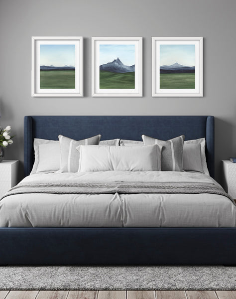 Sisters, Jefferson & Three Fingered Jack - Art Prints Set of Three
