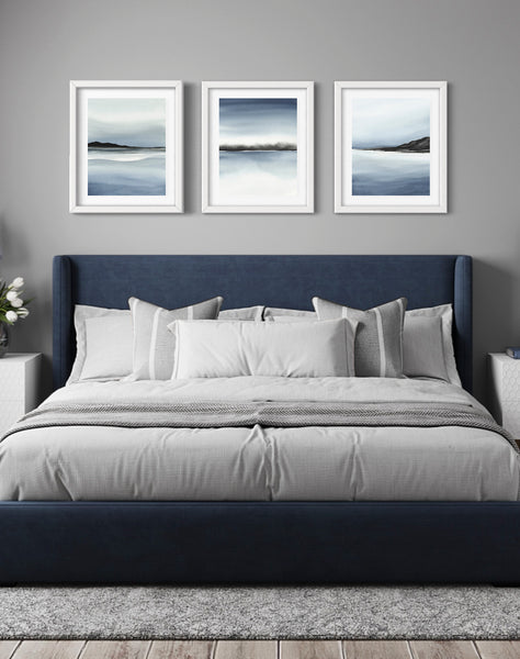 Coastal Cliff I, II, III - Art Prints Set of Three