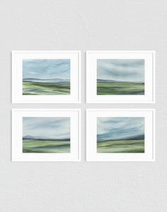 Windswept Valley - Art Prints Set of Four