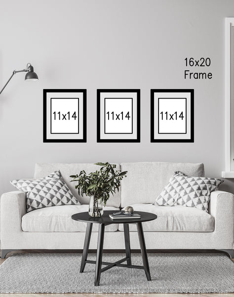 Blue Trees Above the Fog I, II, III - Art Prints Set of Three