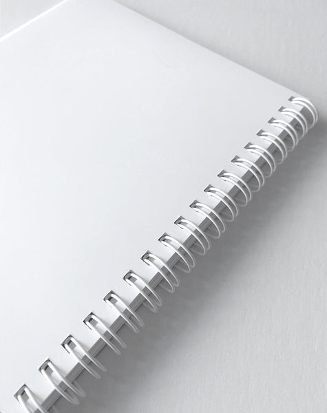 Spiral Notebook - Eucalyptus Leaf Blue