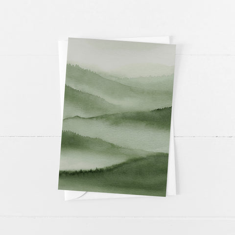 Green Valley II - Greeting Card