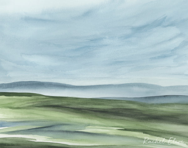 Windswept Valley I - Art Print