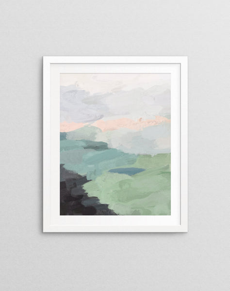 Farmland Sunset II - Art Print