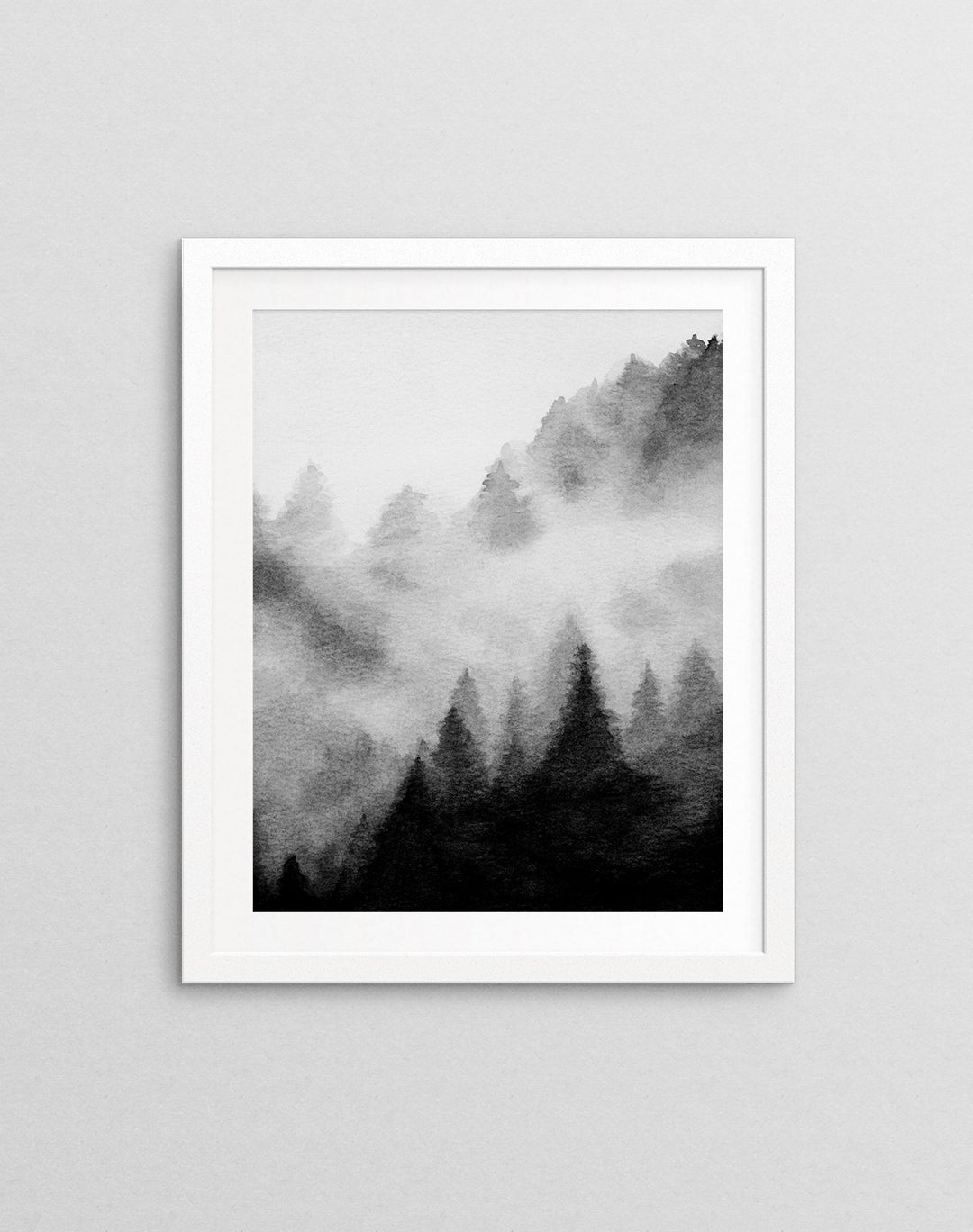 Foggy Forest - Art Print
