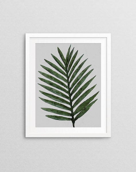 Palm Leaf Green - Art Print
