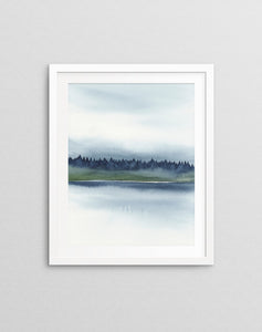 Indigo Forest I - Art Print