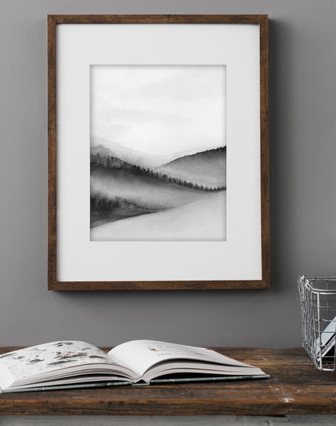Deep Valley II - Art Print