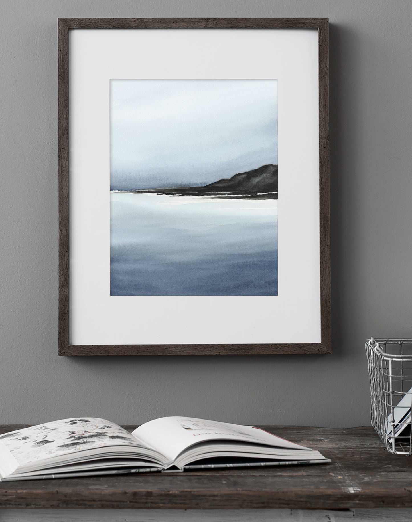 Coastal Cliff III - Art Print