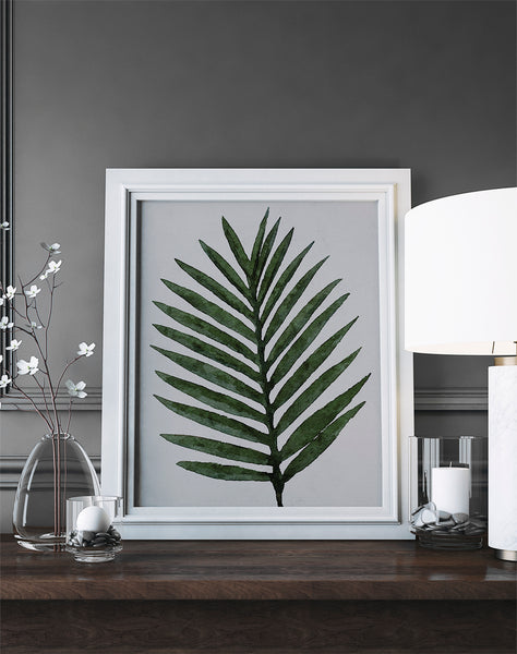 Palm Leaf Green - Art Print