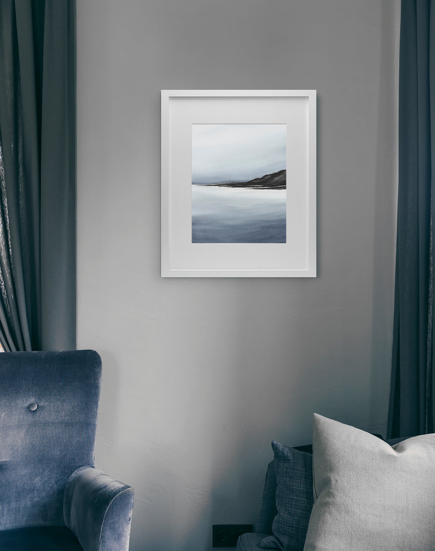 Coastal Cliff III - Art Print