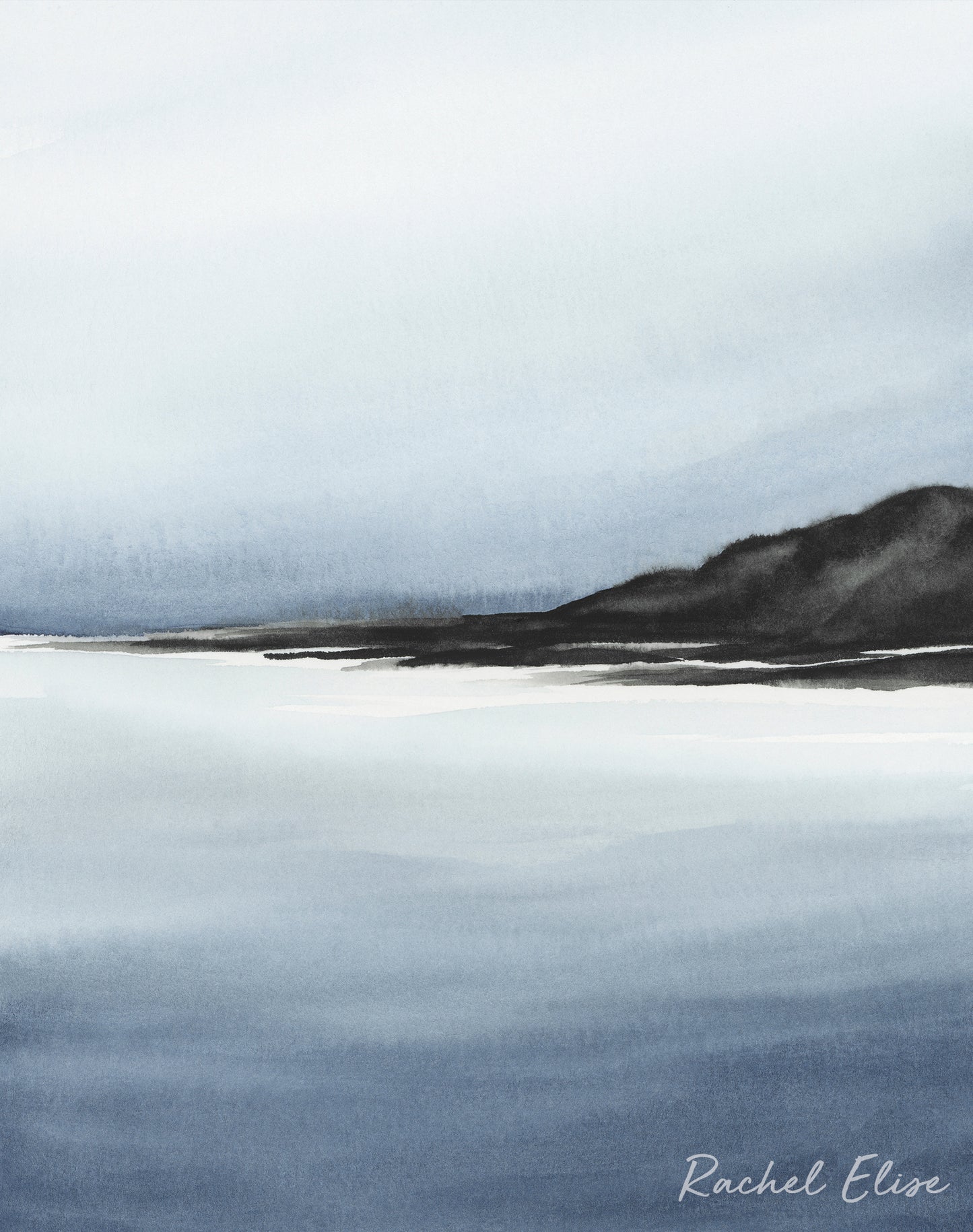 Coastal Cliff III - Art Print