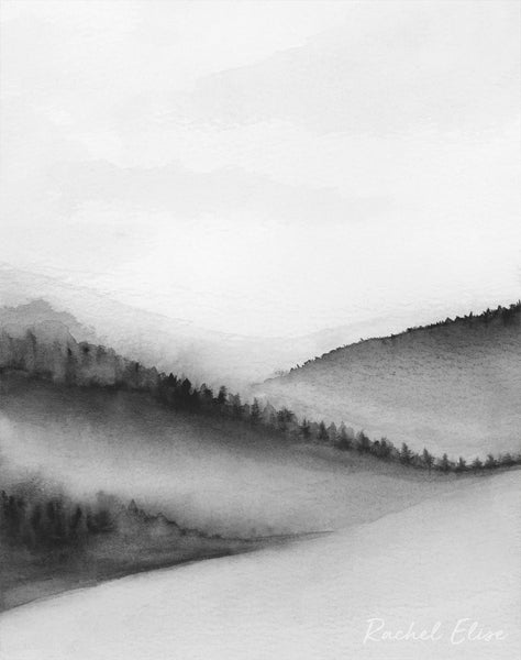 Deep Valley II - Art Print