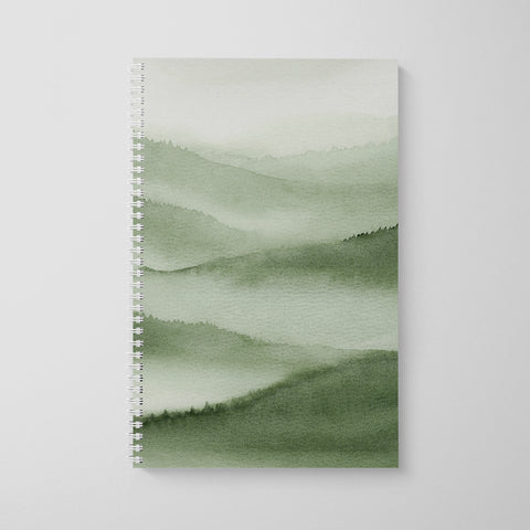 Spiral Notebook - Green Valley