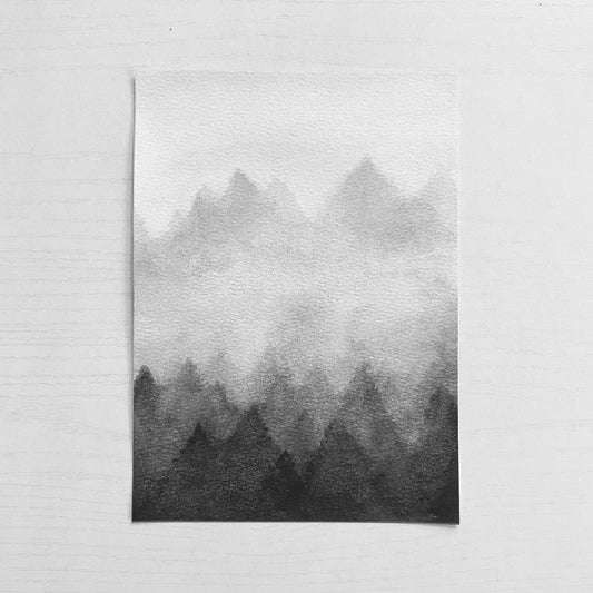 Foggy Forest II - Original Art